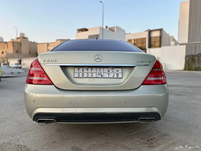 مرسيدس بانوراما مخزن بحالة الوكالة ممشى 77 الف s600 4