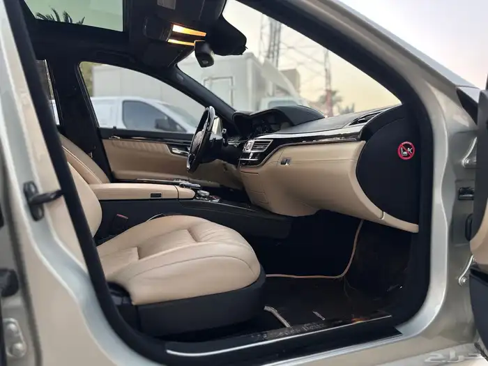 مرسيدس بانوراما مخزن بحالة الوكالة ممشى 77 الف s600 41