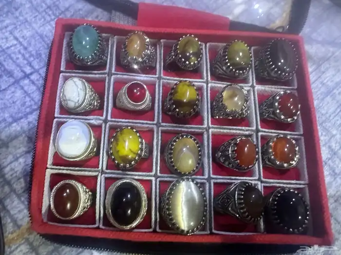 خواتم تصفيه شرط الأحجار اصليه الحبه 50 1