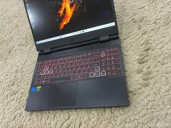 لابتوب قيمنج وتصاميم معالج Core i5 نظيف كارت شاشه RTX2050 4