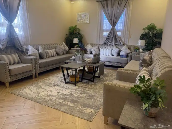 طقم فرنسي رمادي 0