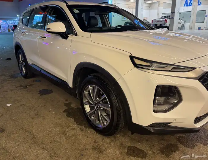 للبيع سنتافي أبيض موديل 2019 دبل 1