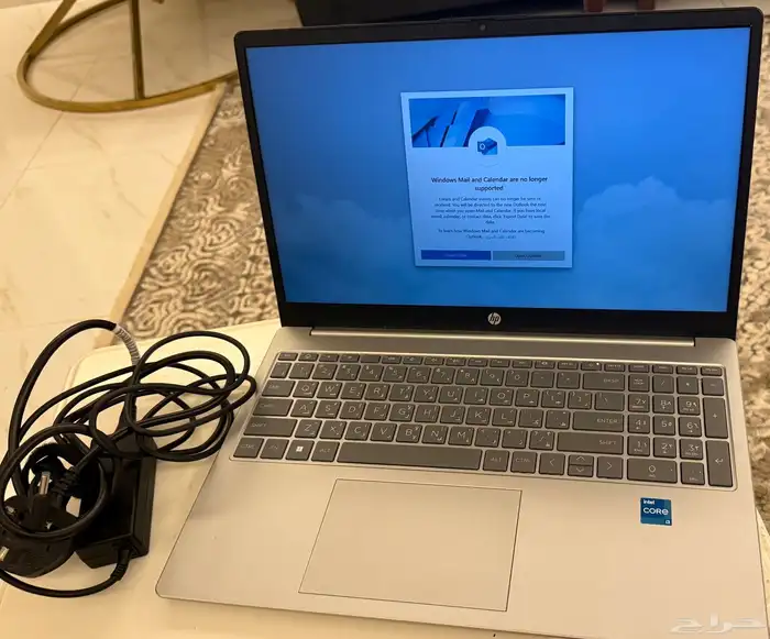 لابتوب hp مستعمل استعمال نظيف مع ملحقاته 2