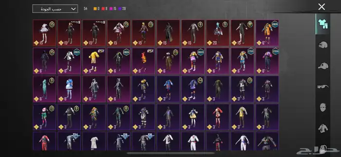 حساب ببجي للبيع بسعر 45ريال 23