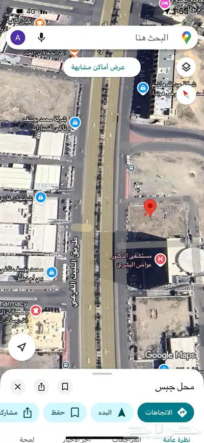 ارض تجارية 2000 م للاستثمار الكعكية على طريق الليث 60 م index