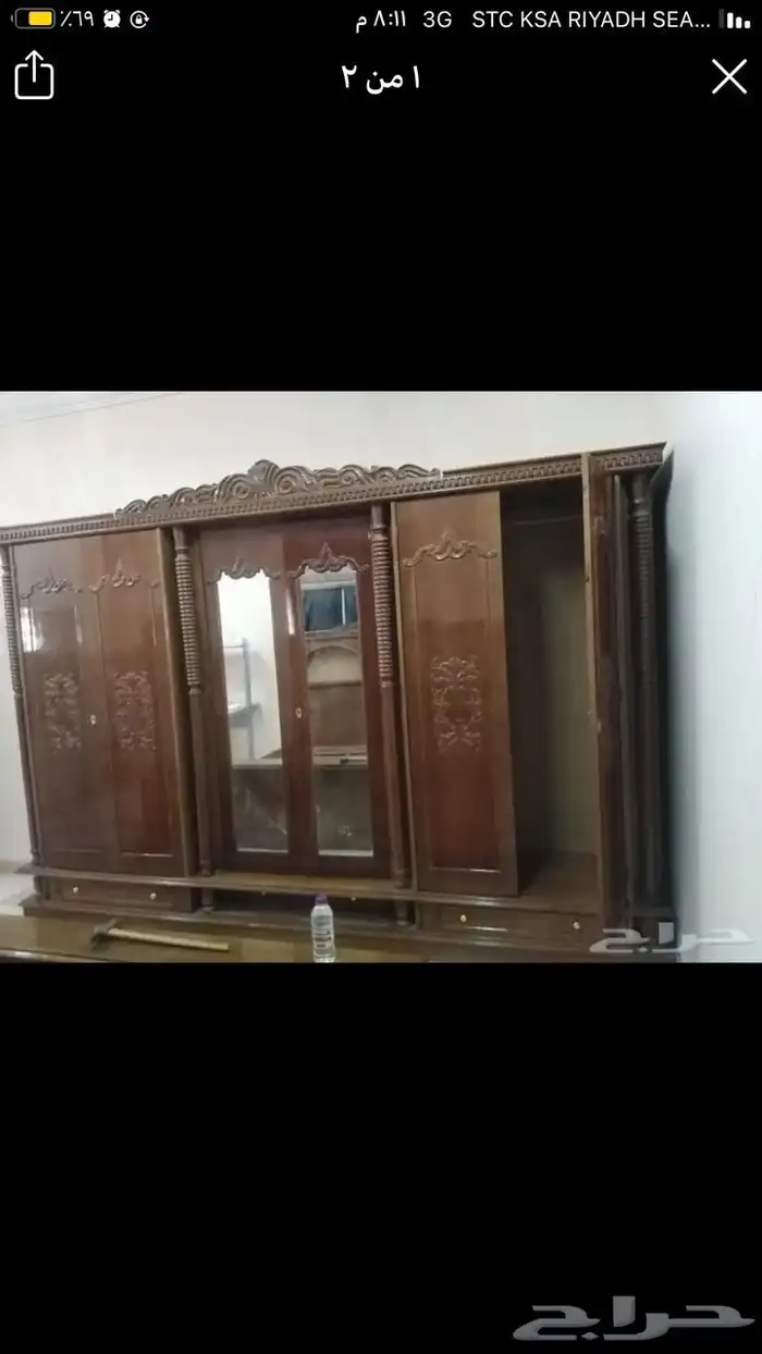 دولاب تركي جوده ونظيف للبيع المستعجل 0