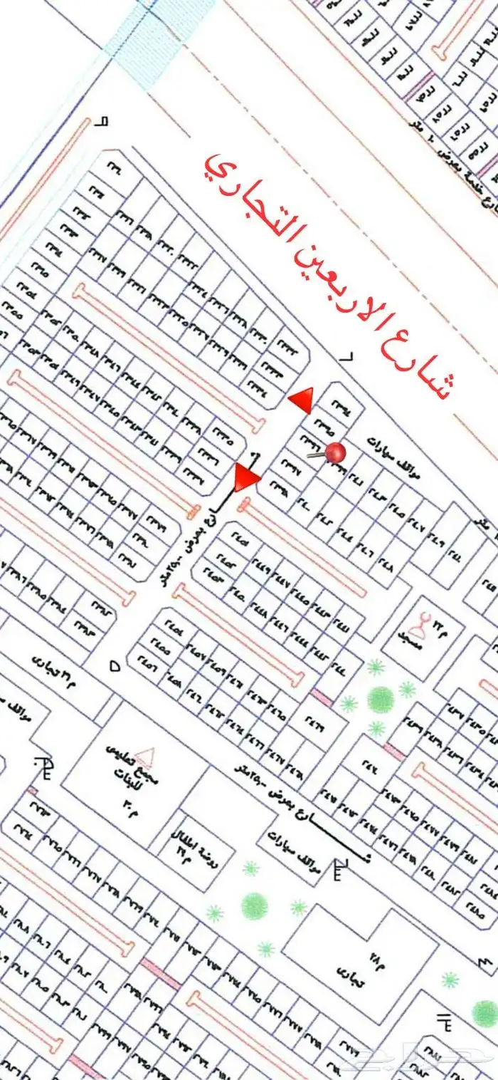 للبيع أرض سكنيه في ضاحية العرفاء بمدينة الطايف 0