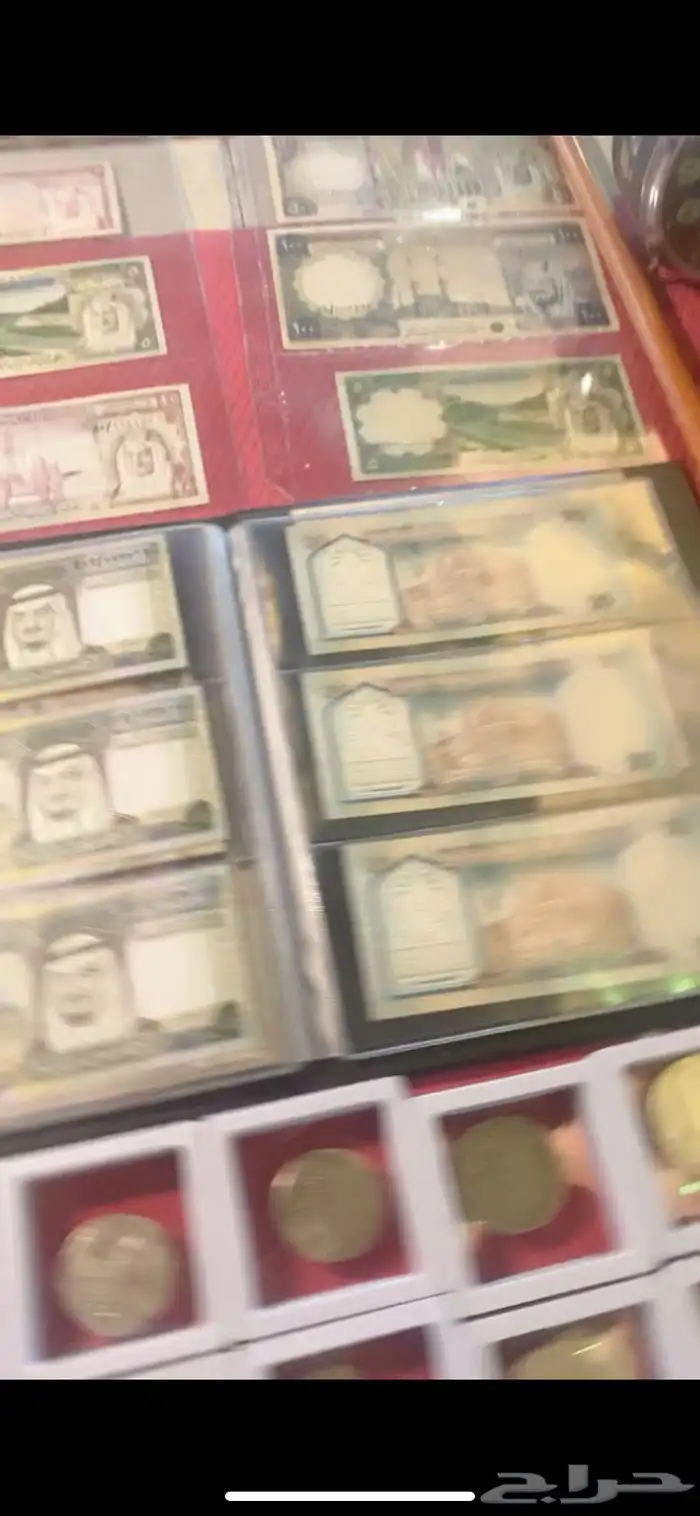 عملات ورقية ومعدنية اصل فضة سعودية تراثية نادره 0