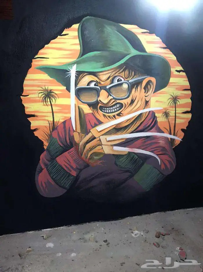 رسام جرافيتي بالرياض 40