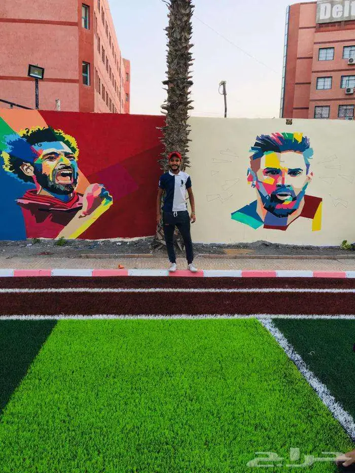 رسام جرافيتي بالرياض 4