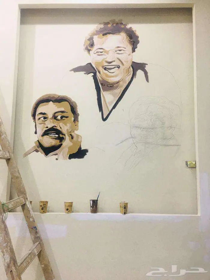 رسام جرافيتي بالرياض 9