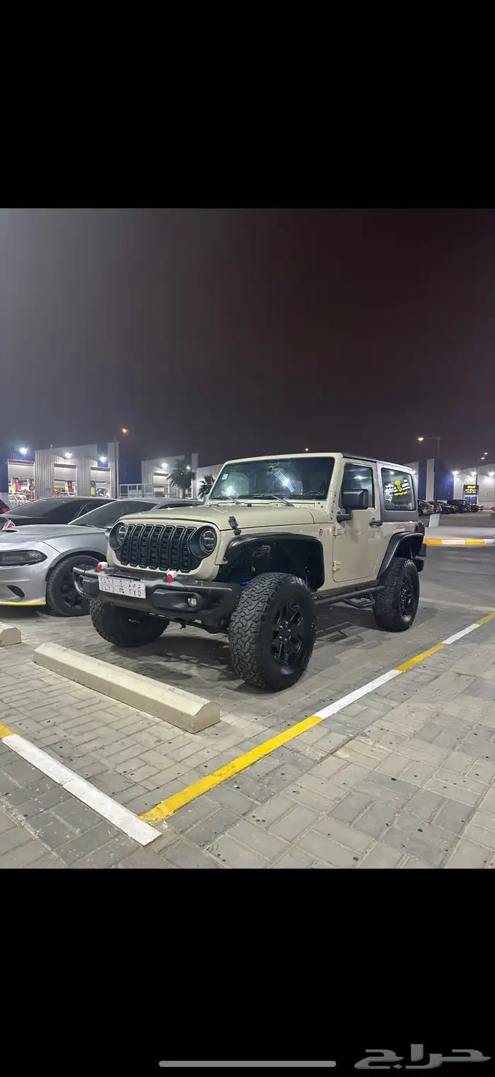 رانجلر jk باب واحد 2018 مجهز لون بيج 0