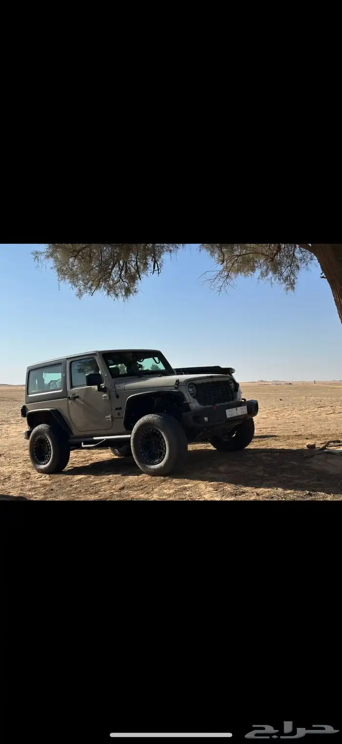 رانجلر jk باب واحد 2018 مجهز لون بيج 1