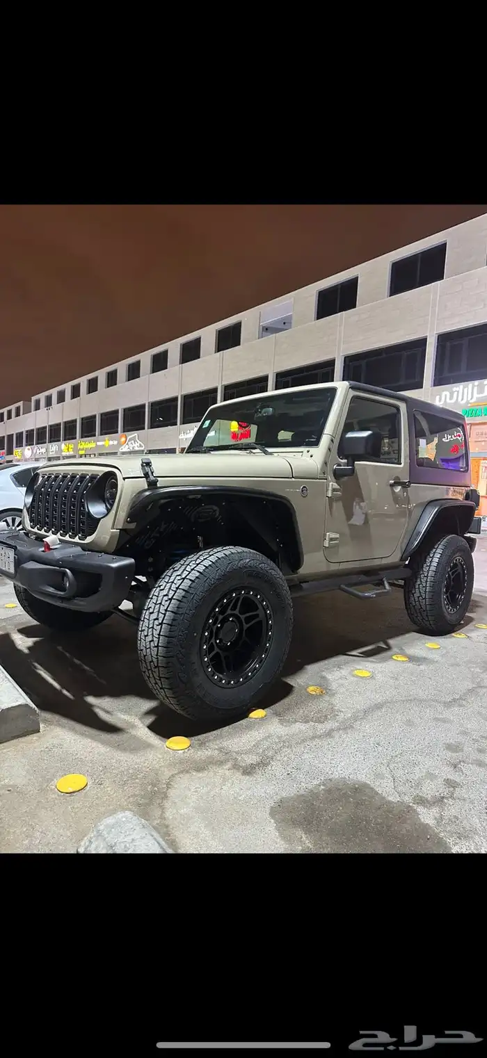رانجلر jk باب واحد 2018 مجهز لون بيج 2