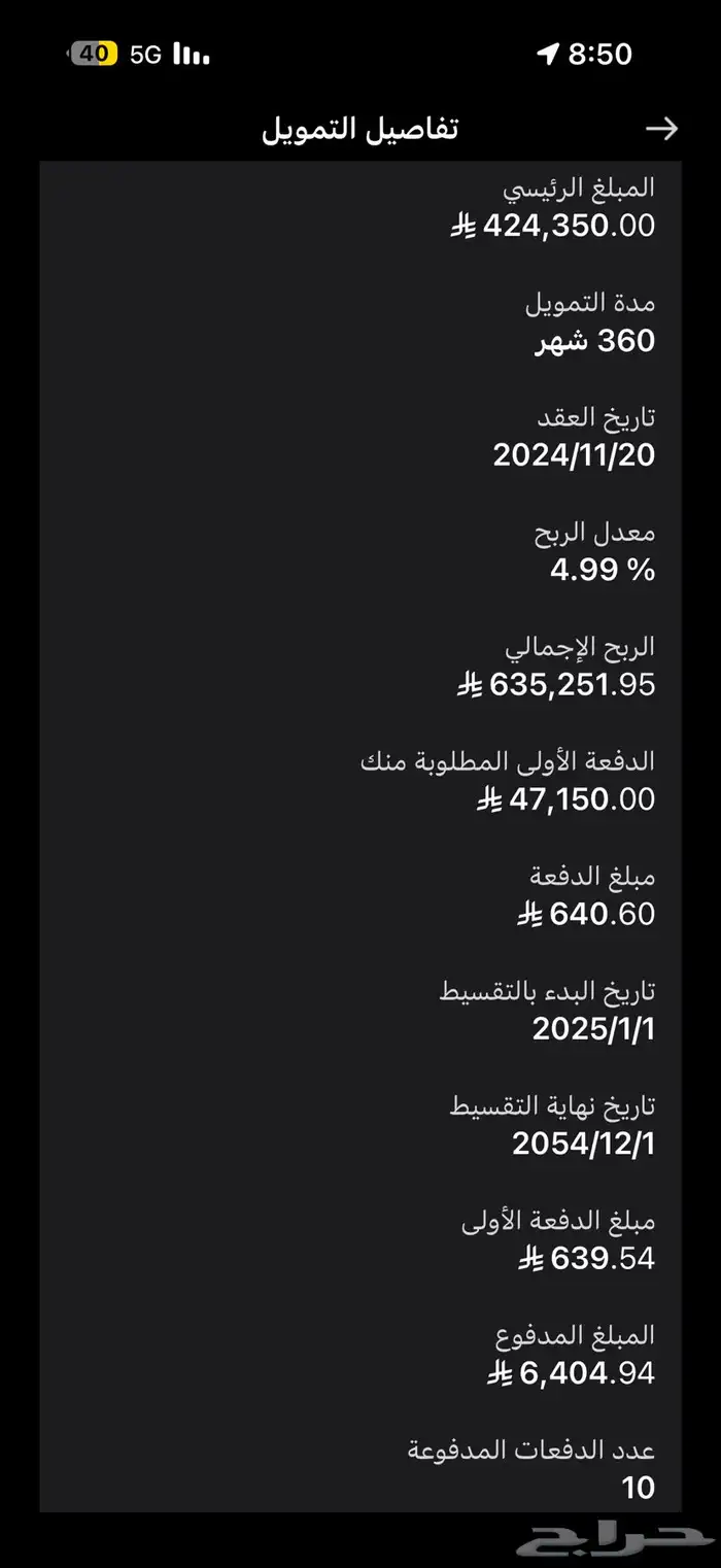 للتنازل بنك راحجي قسط 650 1