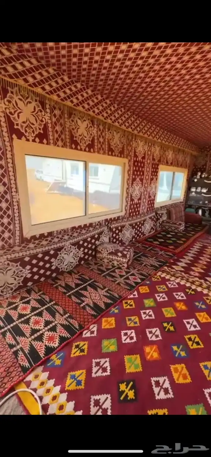 كرفان كويتيه جسر 25 جنط 20 الطول 12 والعرض 3.50 4