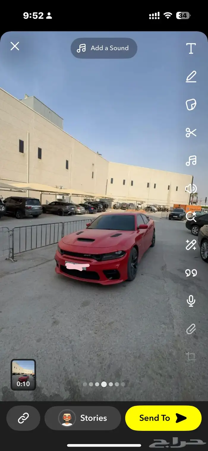 دودج تشارجر r t ممشى نظيف 2018 6