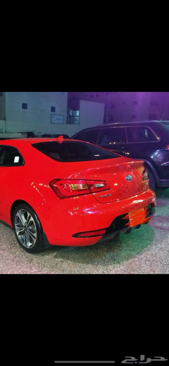 نصف خلفي كامل كيا سيراتو كوبيه 2014 احمر 0