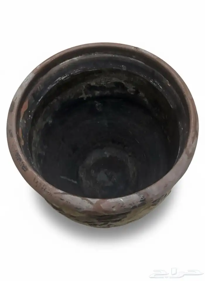 قطعة ديكور فخارية مركن (إصيص زراعه) للحدائق والزرع 2