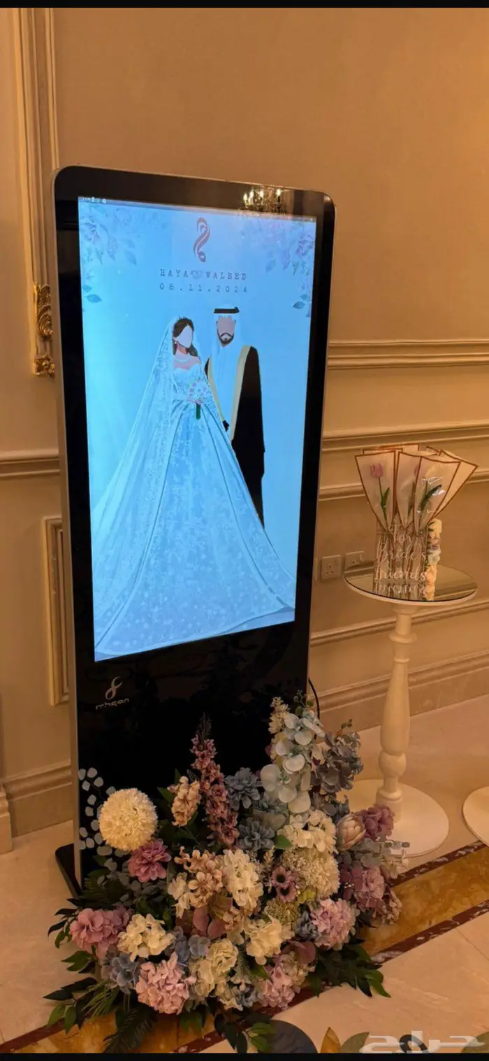 للبيع شاشة مستعملة شاشة ترحيبية استقبال شاشة عرض مناسبات 2