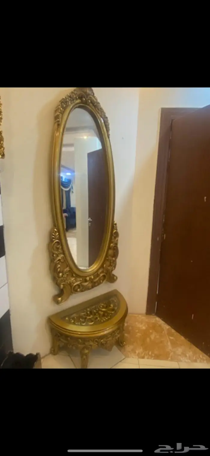 طقم طاولات ذهبي 1
