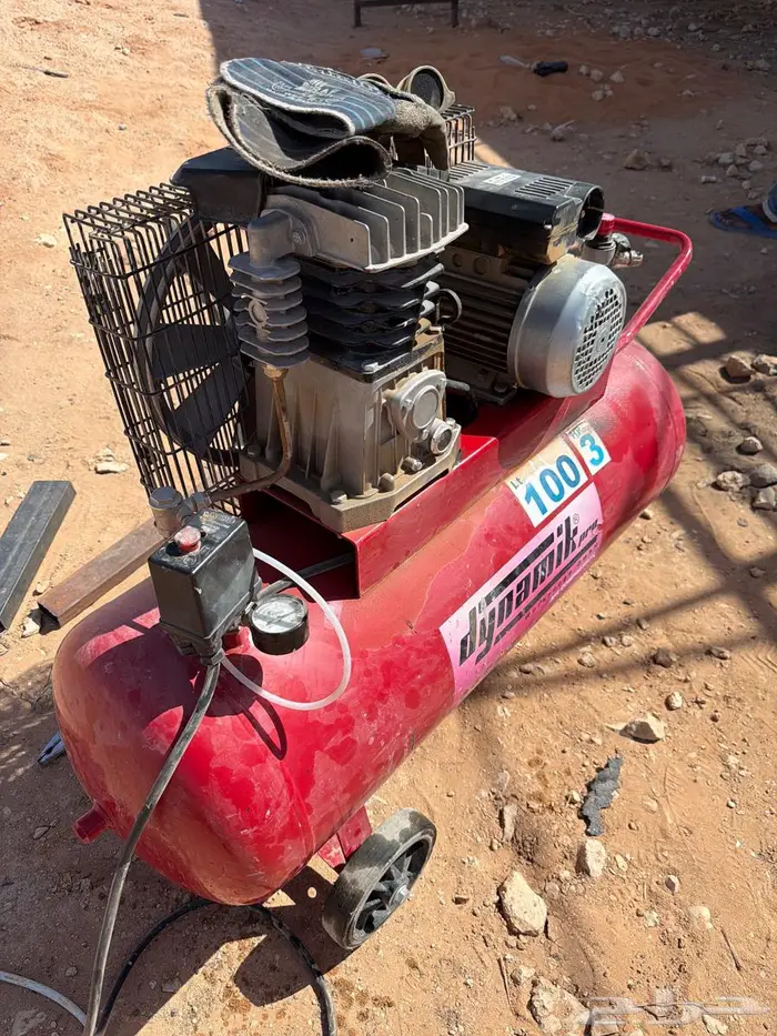 كمبرسر هواء 100 لتر ايطالي 0