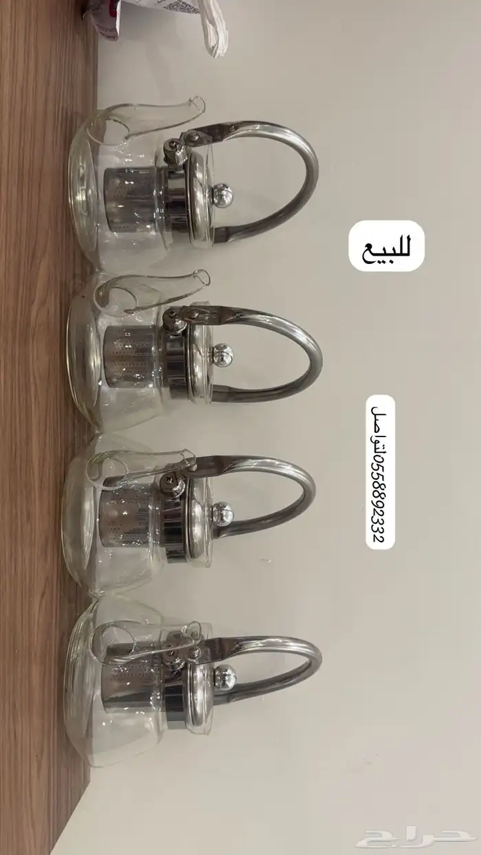 اكواب قزاز وبراد وصحون 0