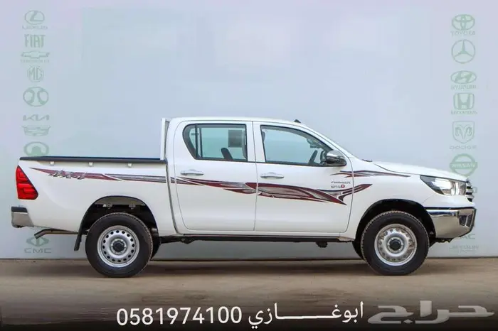 تويوتا هايلكس ديزل غمارتين سلق موديل 2025 13