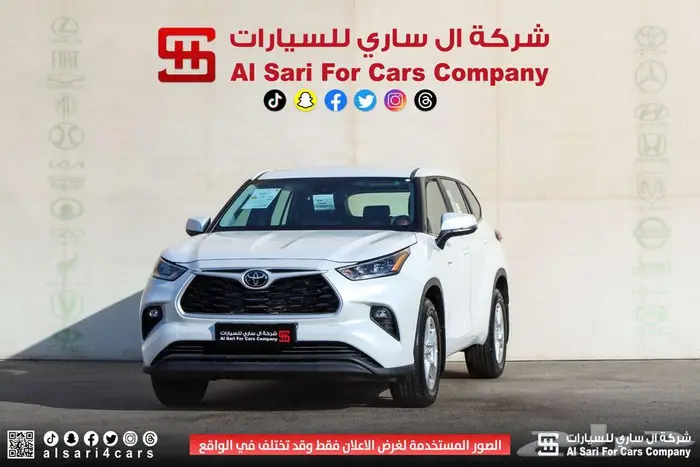 تويوتا هايلندر LE بدون دبل 2024 إقساط بنوك وشركات 9