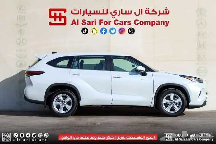 تويوتا هايلندر LE بدون دبل 2024 إقساط بنوك وشركات 12