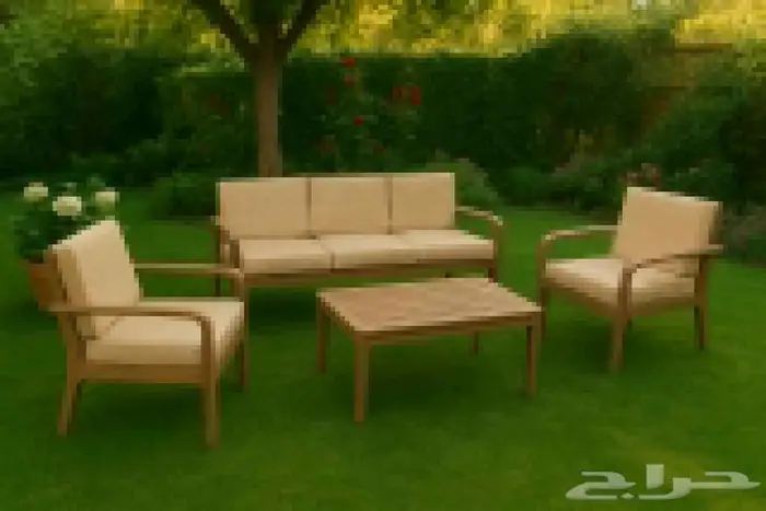 طقم جلسة خارجية بلاستيك جديد 2