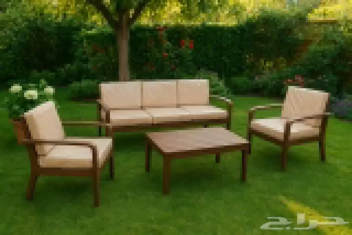 طقم جلسة خارجية بلاستيك جديد 8