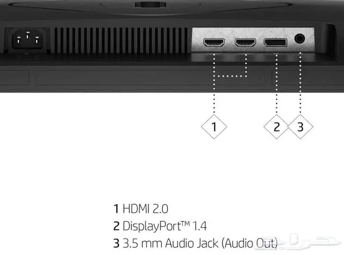 HP OMEN 32q QHD 165Hz IPS 1MS LCD Monitor شاشة العاب 7