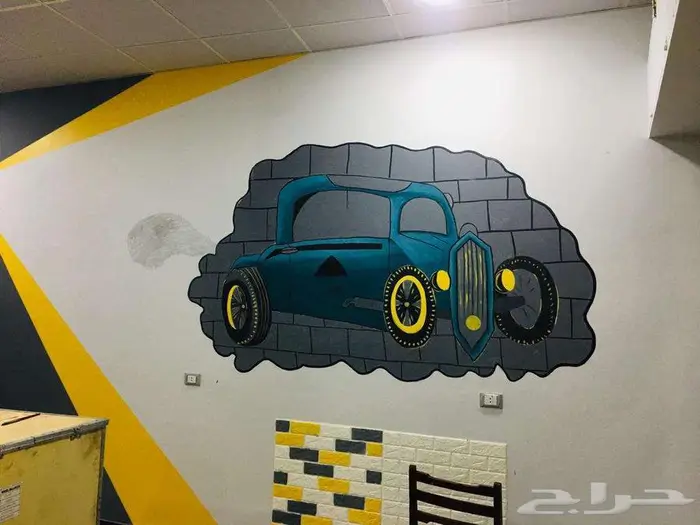 رسام جرافيتي بالرياض 7