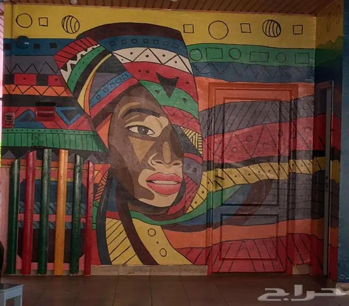 رسام جرافيتي بالرياض 12