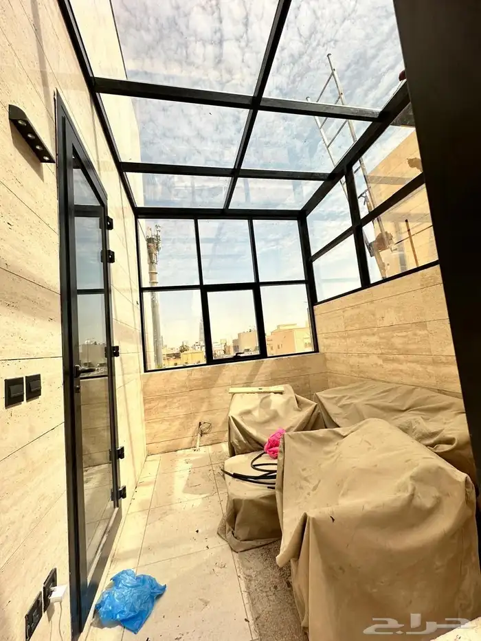 فني المنيوم تفصيل درايش وشبابيك ابواب المنيوم صيانة درايش 15