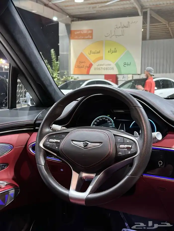 جنسس GV70 2024 V6 سبورت فل كامل . رصد الفخامة 15