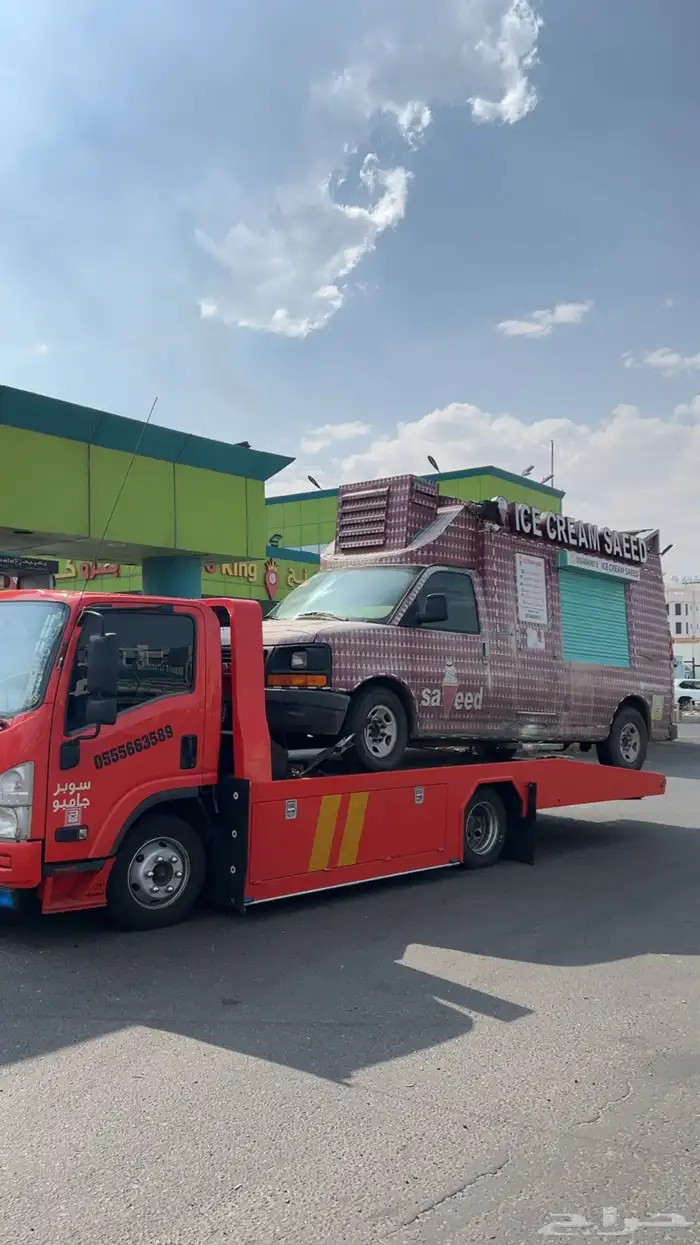 سطحه ابها لنقل السيارات المتعطله والمصدومه 2