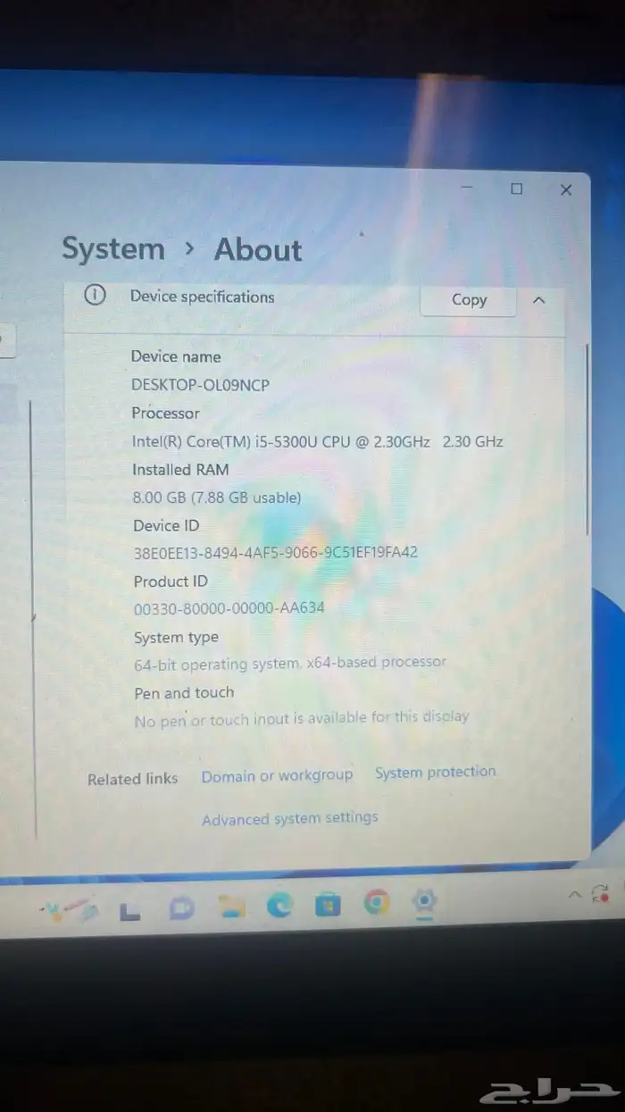 لابتوب لينوفو نظيف 4