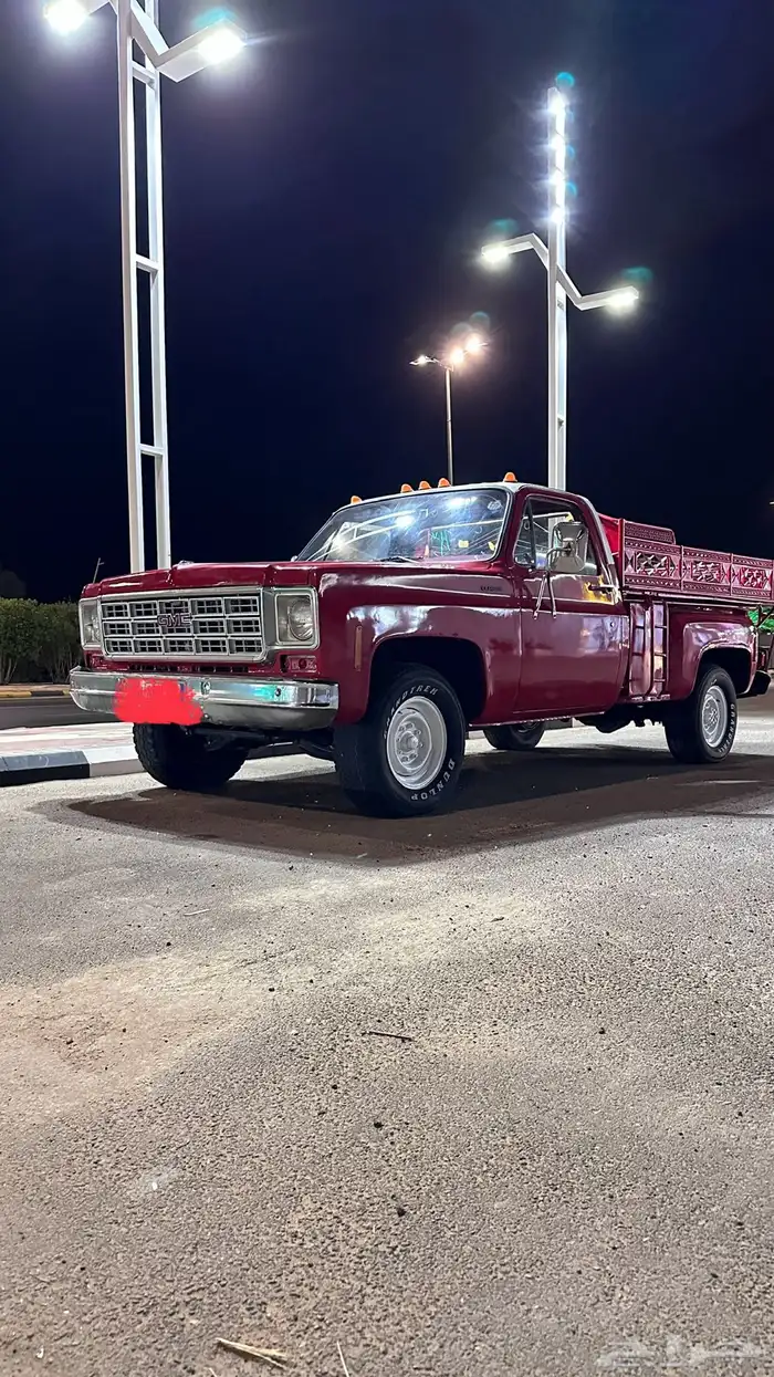 ونيت GMC احمر جمس 1976 8