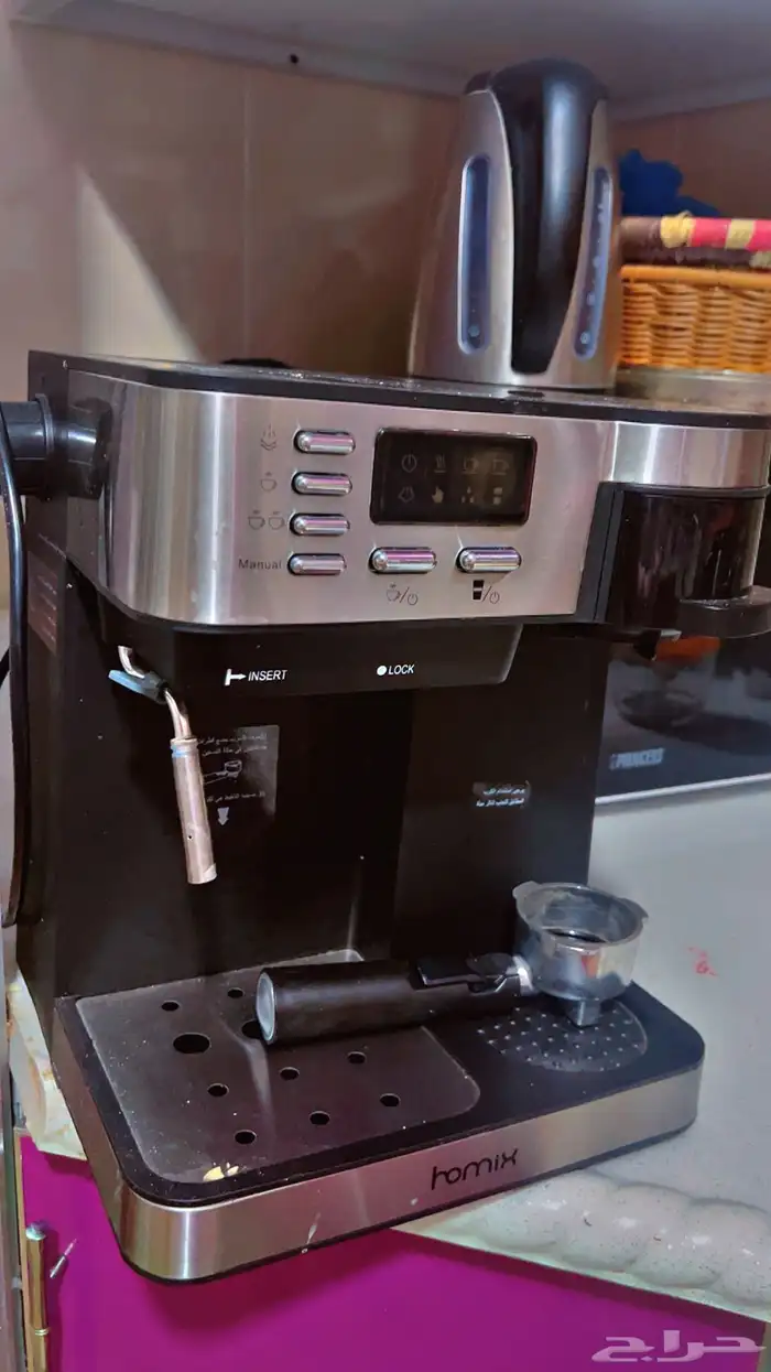 آلة قهوة مقطرة واسبريسو وكابتشينو 0