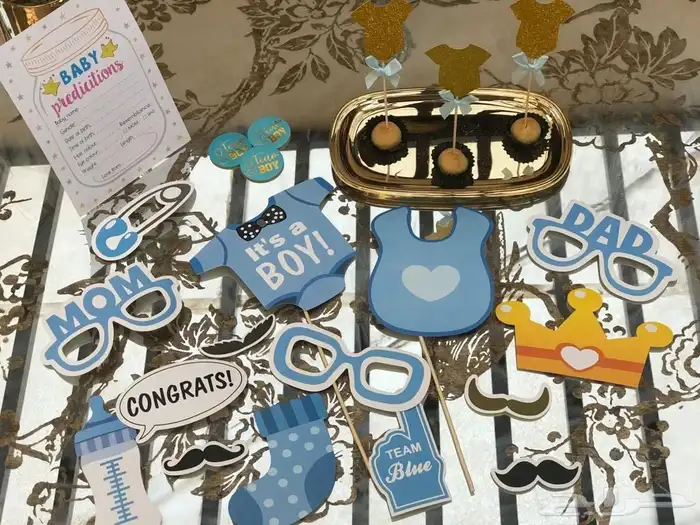 ديكور حفل كشف جنين الطفل 1