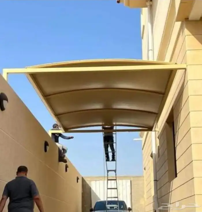 مظلات سواتر بيوت شعر قرميد هناجر مظله بيت شعر مكه جده 46