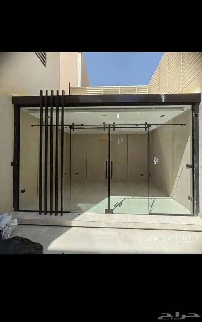 زجاج وجهات تجاريه ودربزين امريكي 8