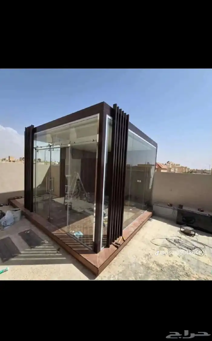 زجاج وجهات تجاريه ودربزين امريكي 9