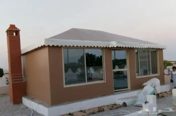 مظلات سواتر بيوت شعر قرميد هناجر مظله بيت شعر مكه جده 9