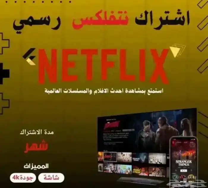 اشتراك نتفلكس ( مضمون ) 0