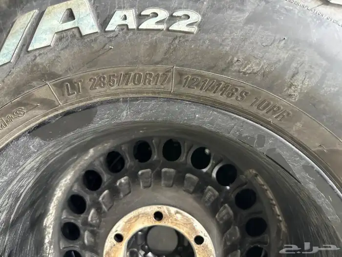 جنوط فيول بلاك رنيو 6مسمار معا كفرات نص حجري 17 افجي فتك 10