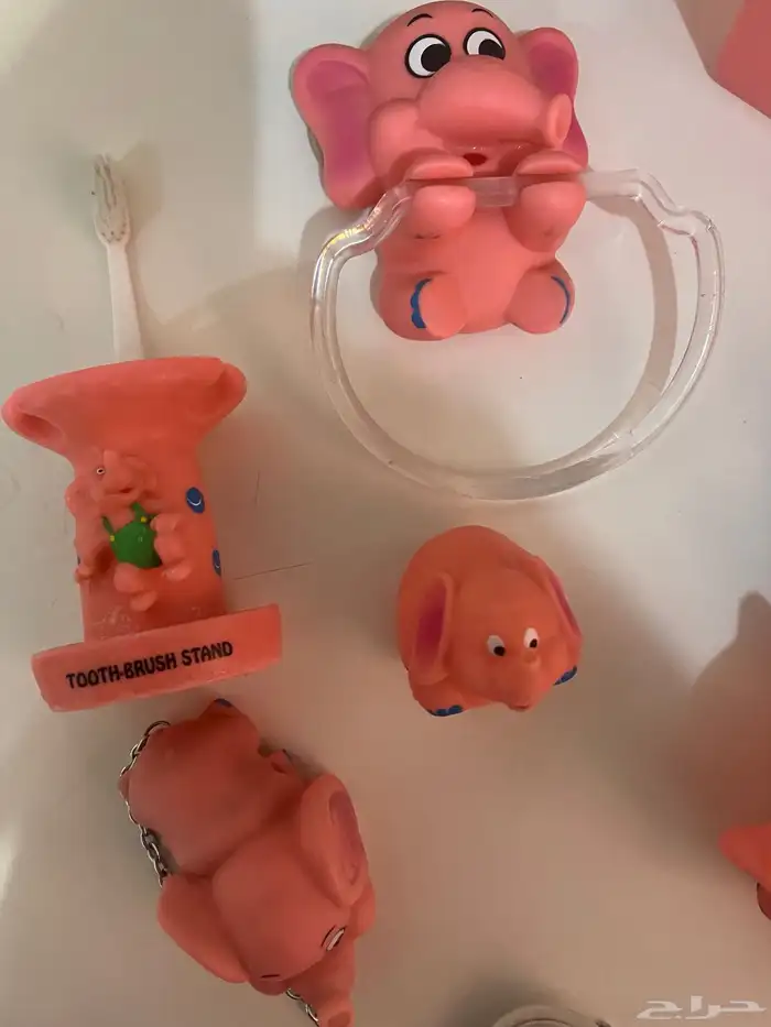 طقم حمام للأطفال شكل فيل 2
