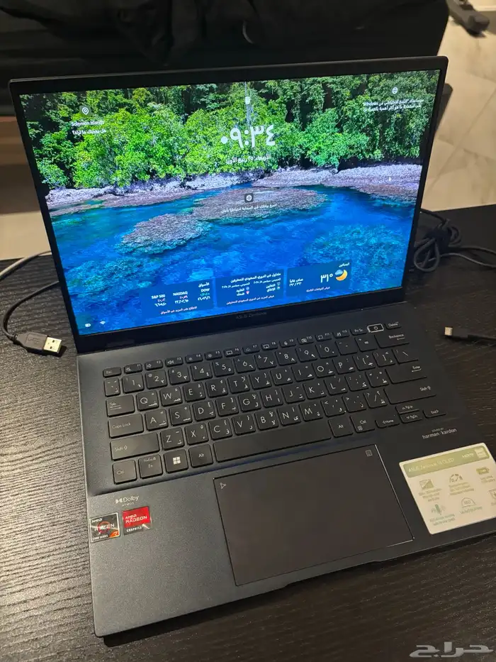 Asus zenbook 14 OLED استخدام خفيف 1